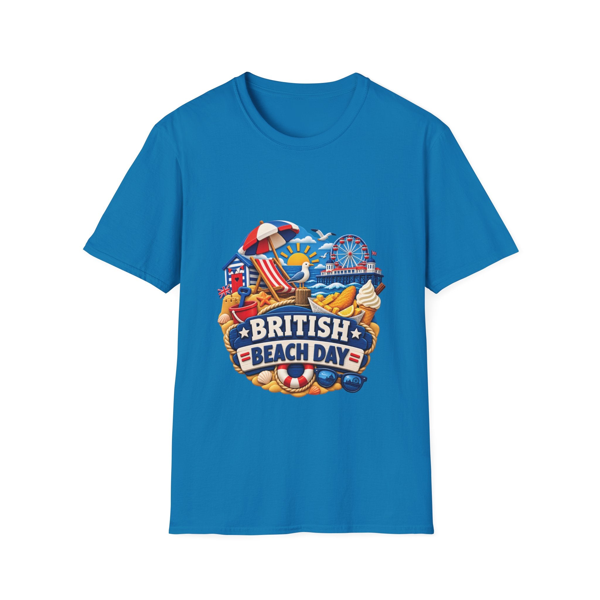 Unisex T-Shirt - British Beach Day