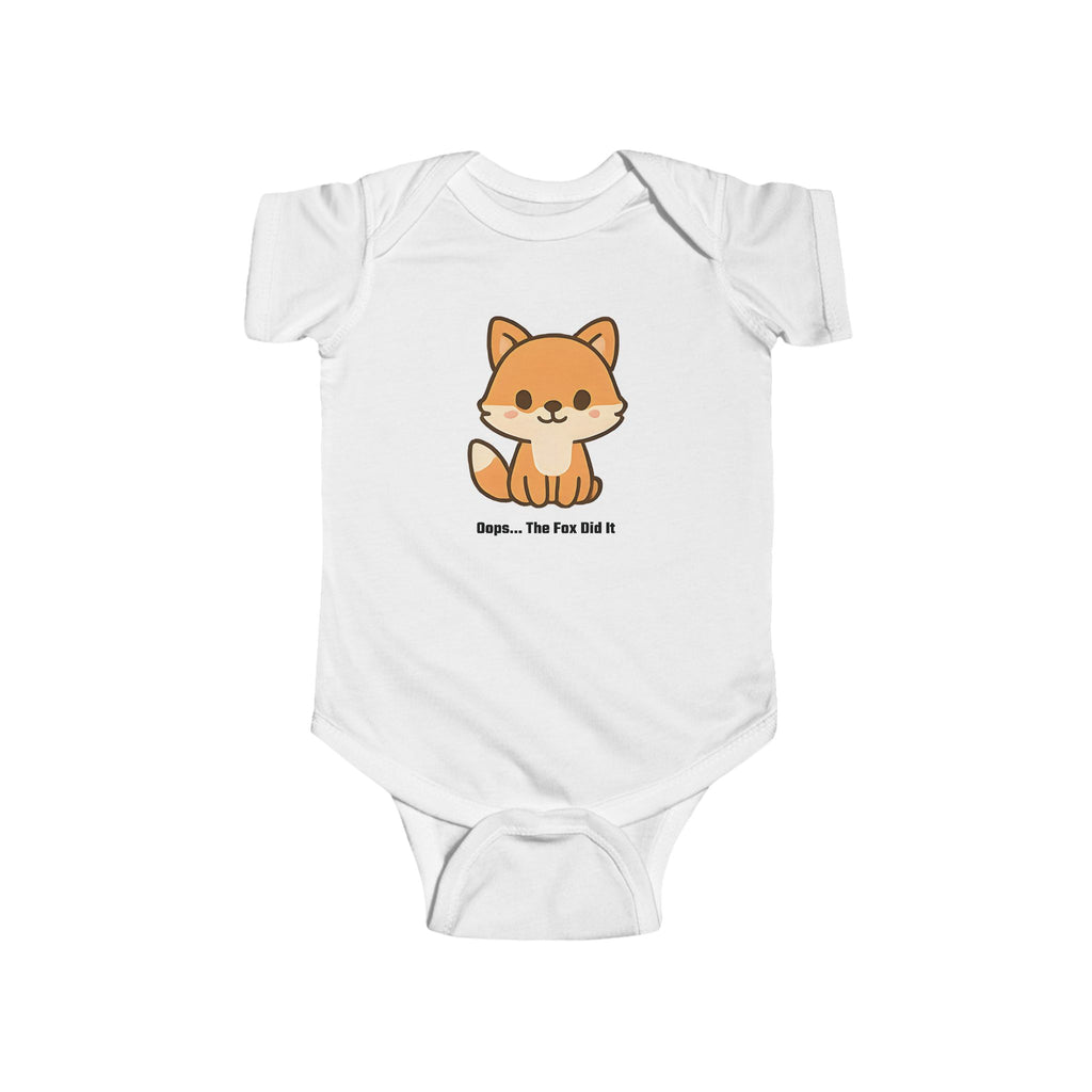 Babygrow - Oops… The Fox Did It Chibi Design Onesie