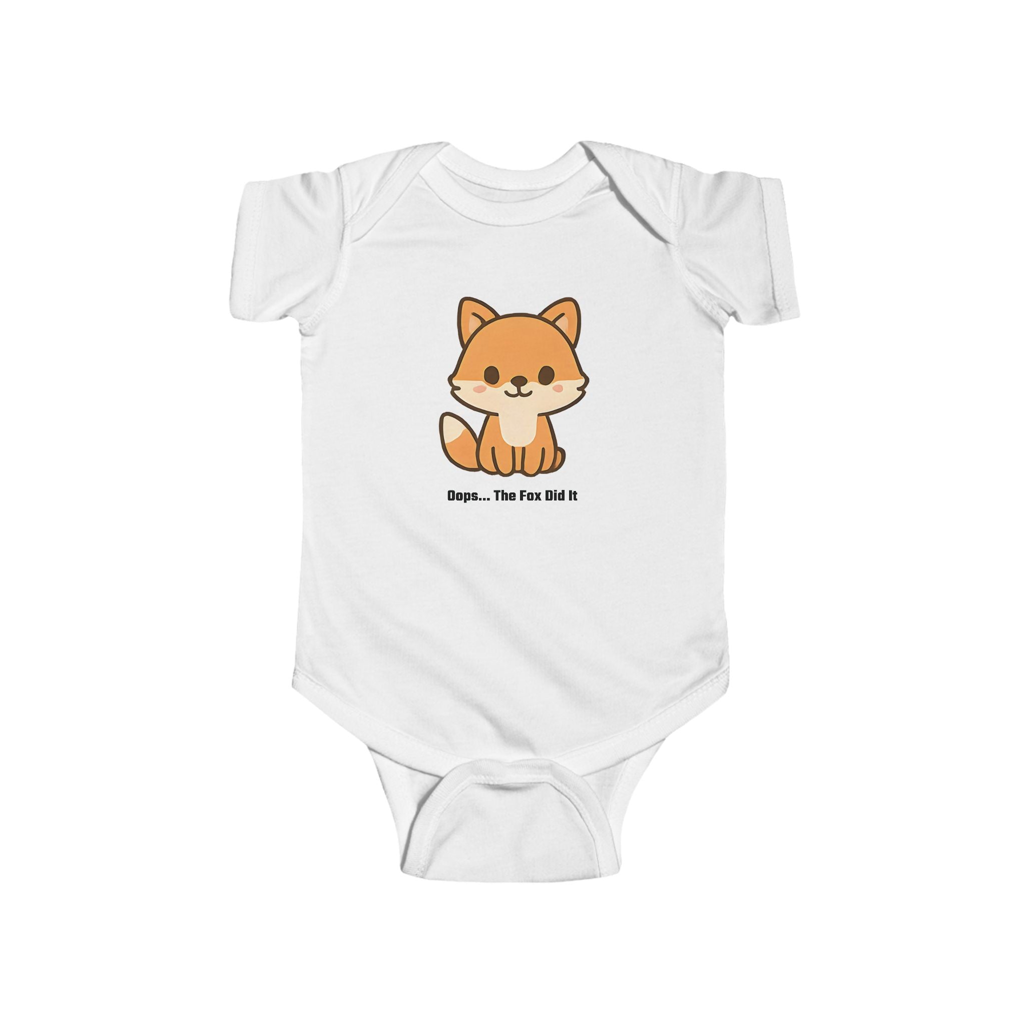 Babygrow - Oops… The Fox Did It Chibi Design Onesie