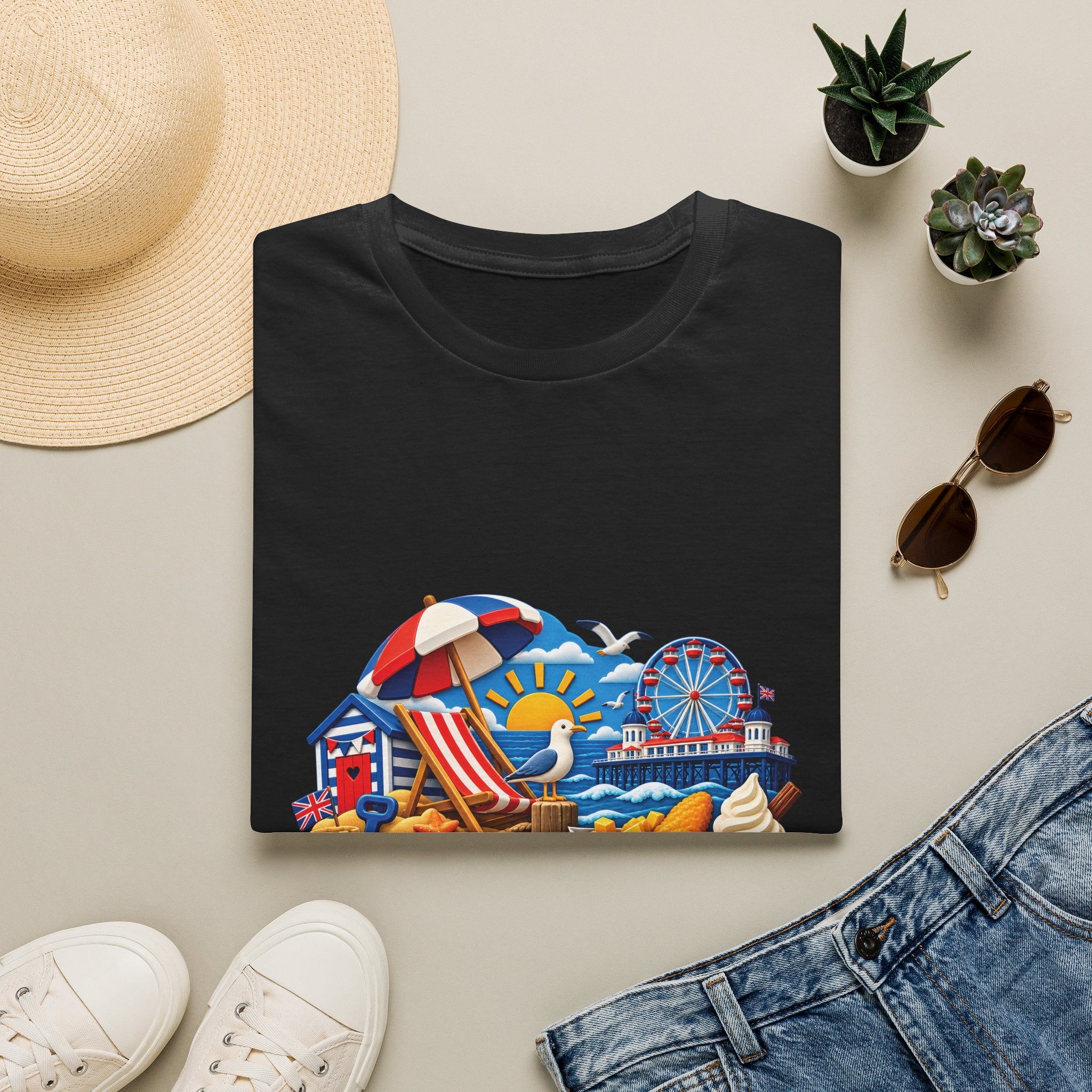 Unisex T-Shirt – British Beach Day | Seaside & Summer T-Shirt