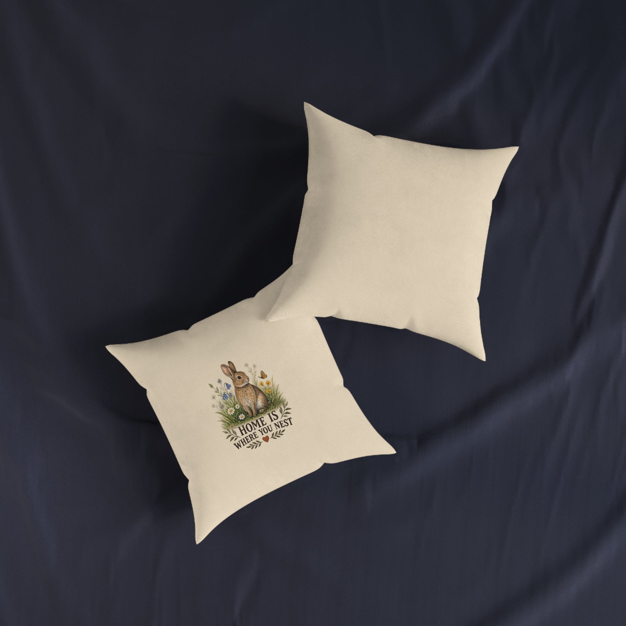 Square Cushion – Home Is Where You Nest | Bird Lover Cushion