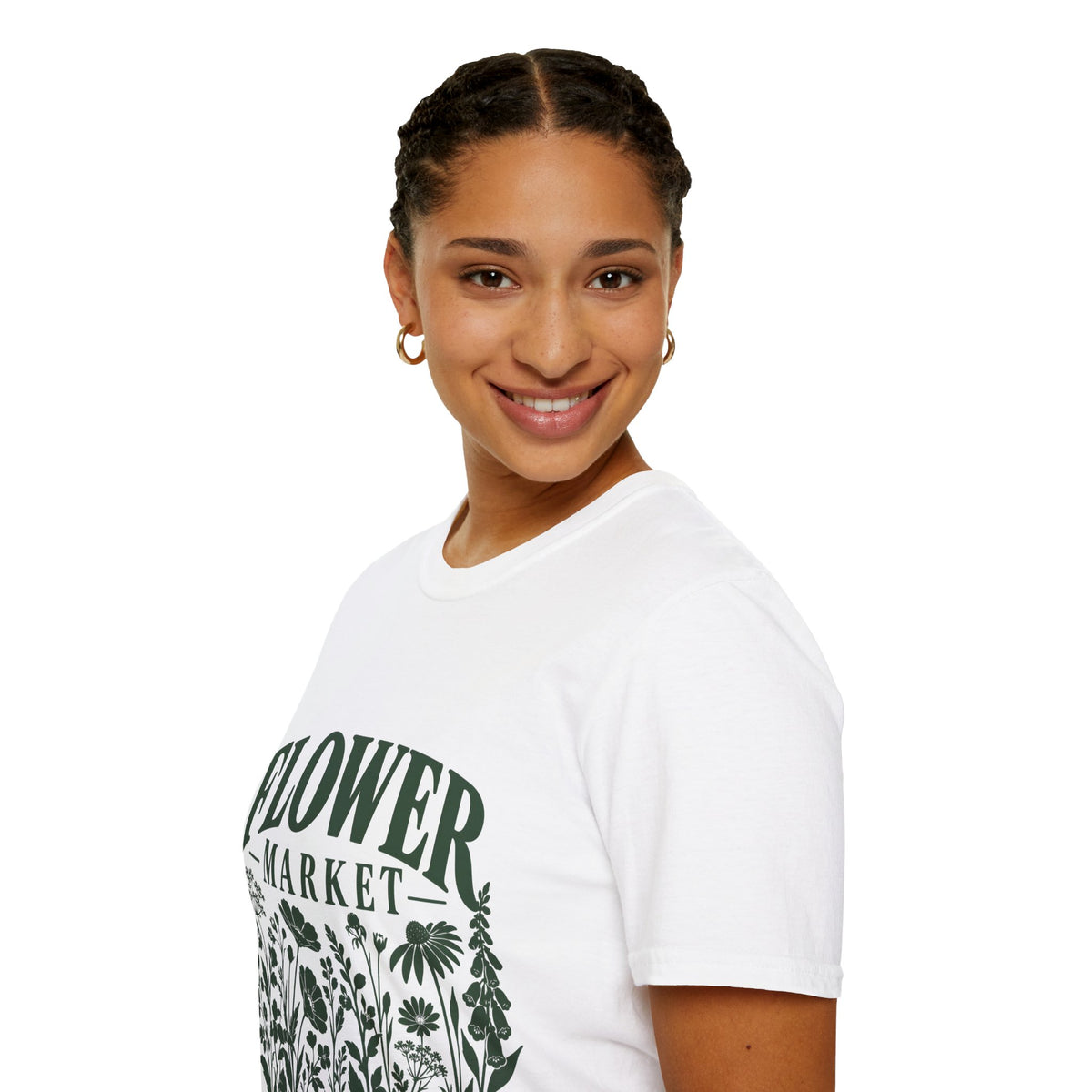 Unisex T-Shirt – Flower Market | Botanical Lifestyle T-Shirt