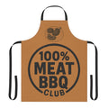 Kitchen Apron - 100% Meat BBQ Club Design