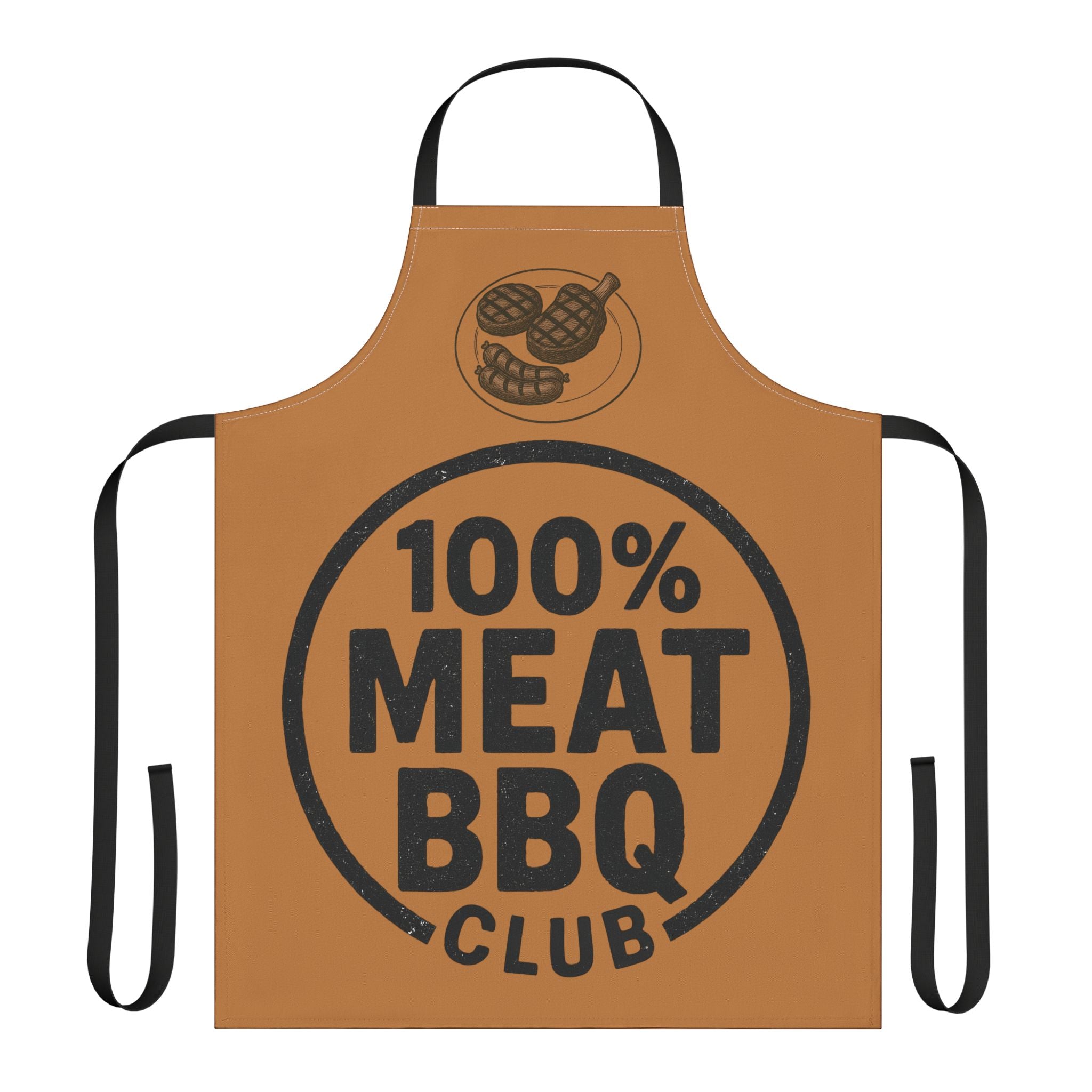 Kitchen Apron - 100% Meat BBQ Club Design