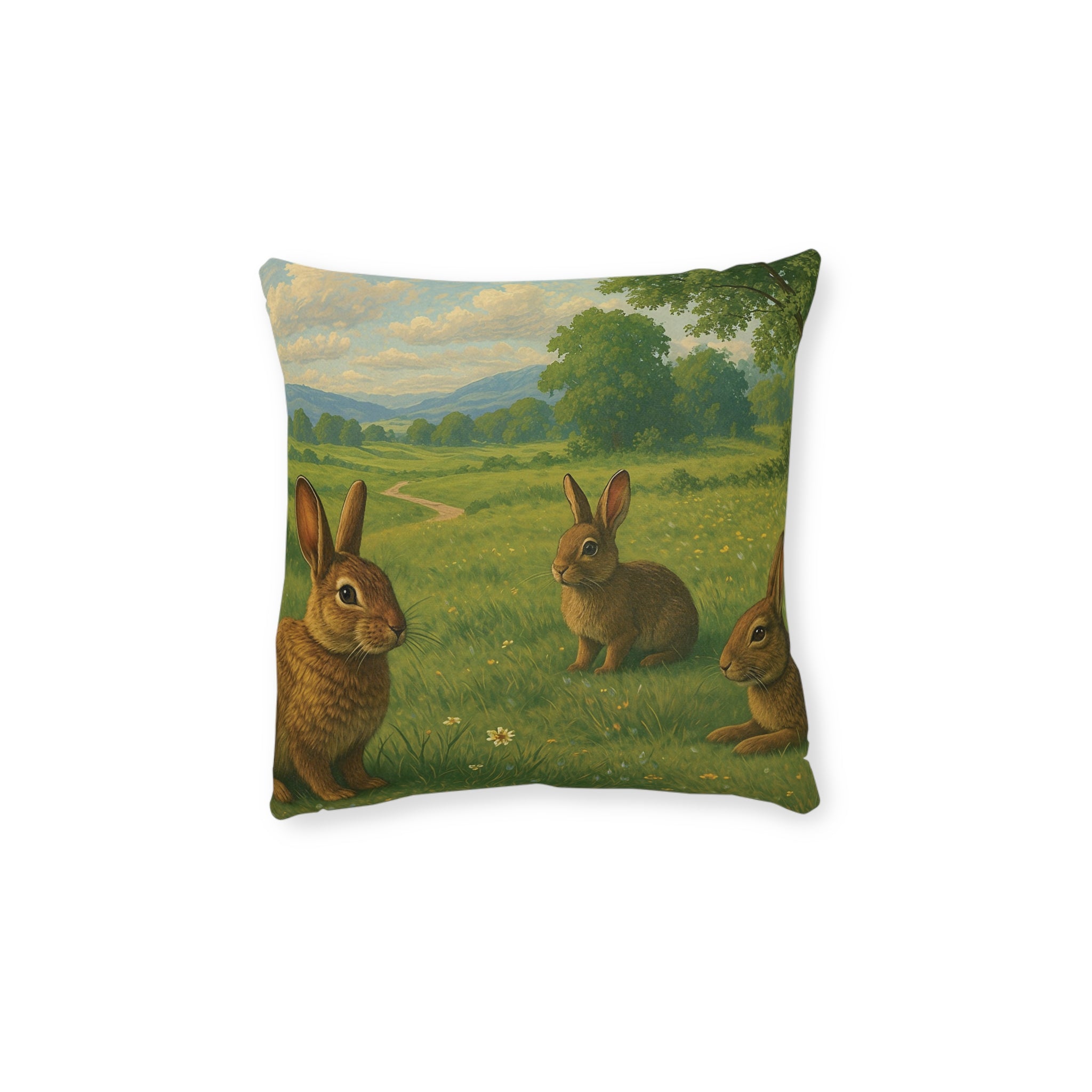 Square Cushion  - Rabbit Design