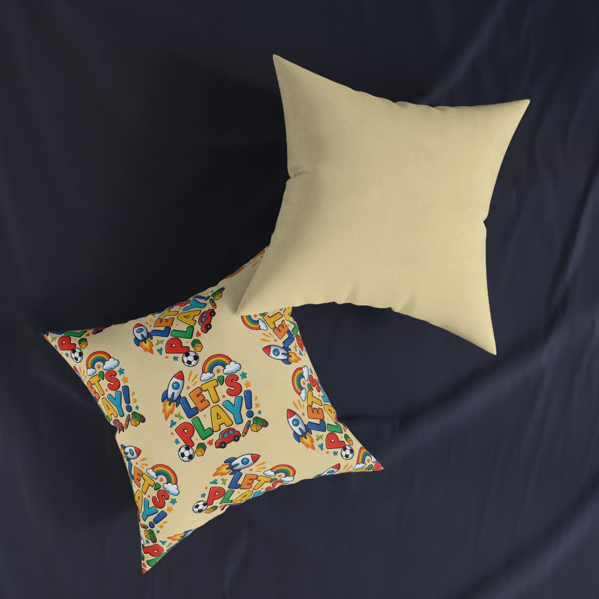 Square Cushion - Let's Play