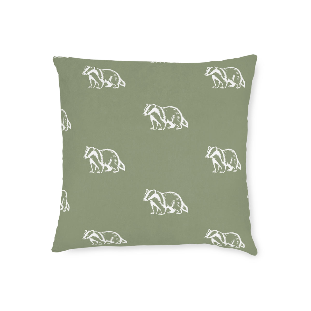 Square Cushion - Badger