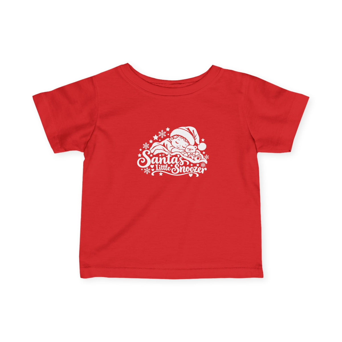 Baby T-Shirt - Santa's Little Snoozer - Christmas