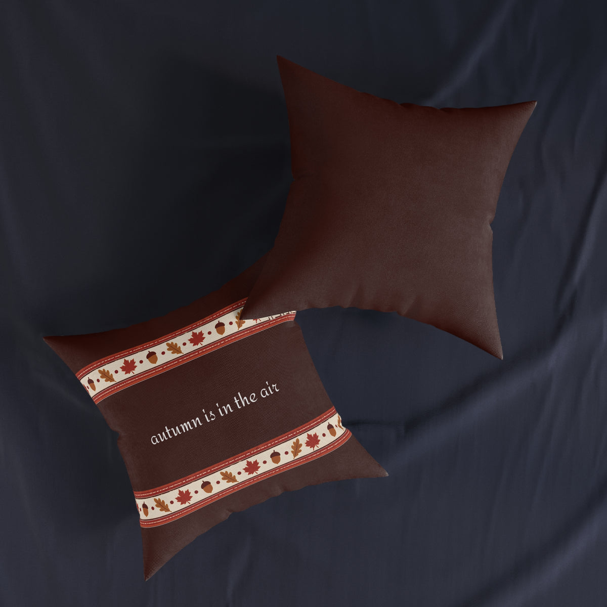 Square Cushion - autumn is in the air