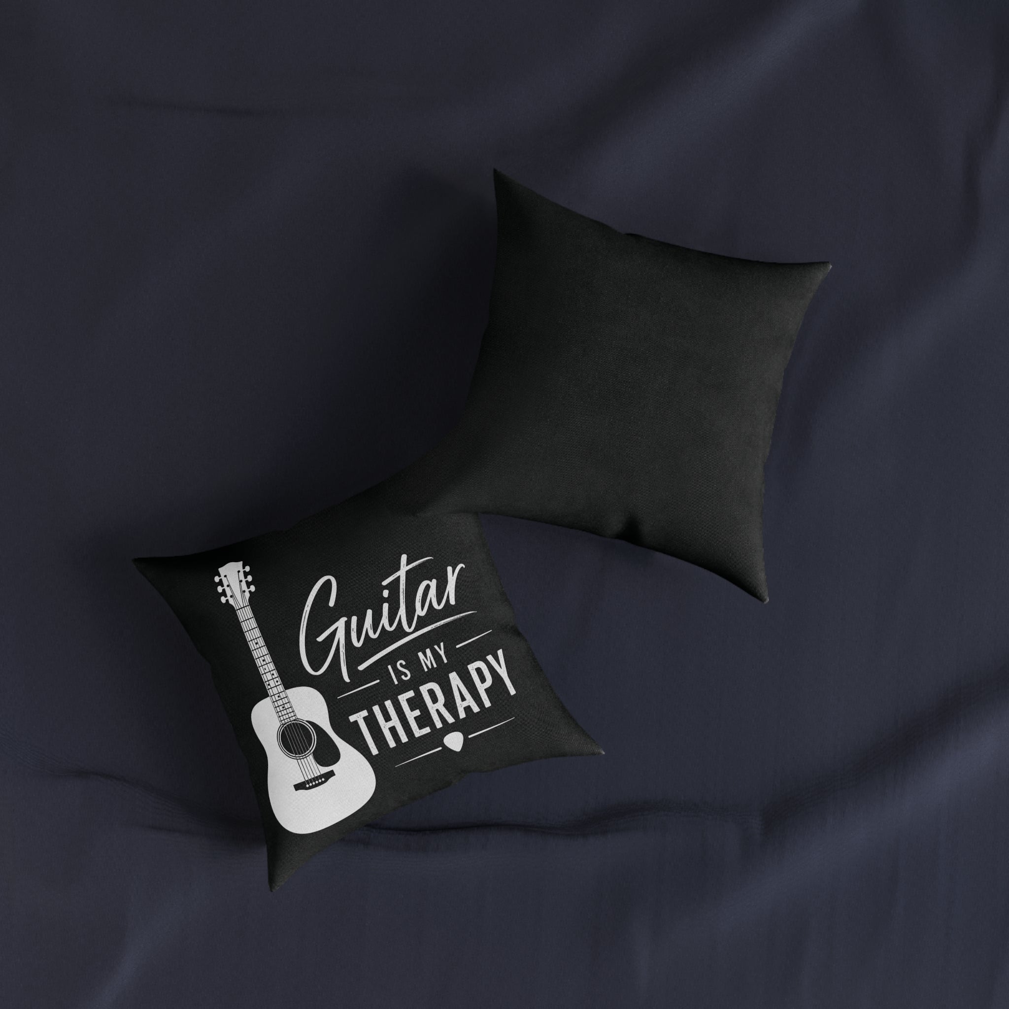 Square Cushion - Guitar Is My Therapy