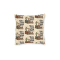 Square Cushion – Tea & A Good Book | Reading & Tea Lover Cushion