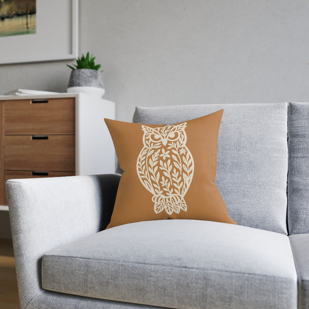 Square Cushion - Owl Design