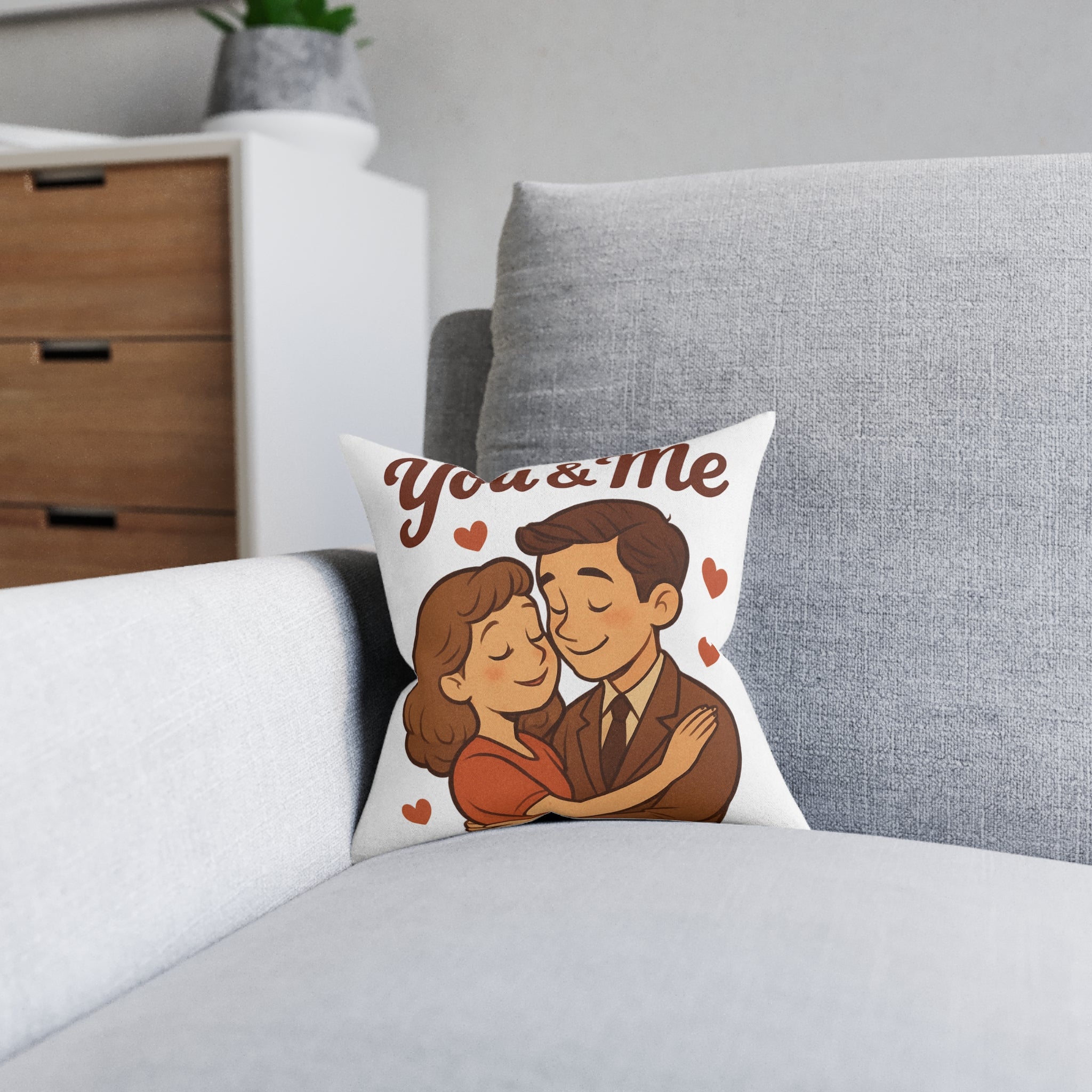 Square Cushion - You & Me - Motivational Design