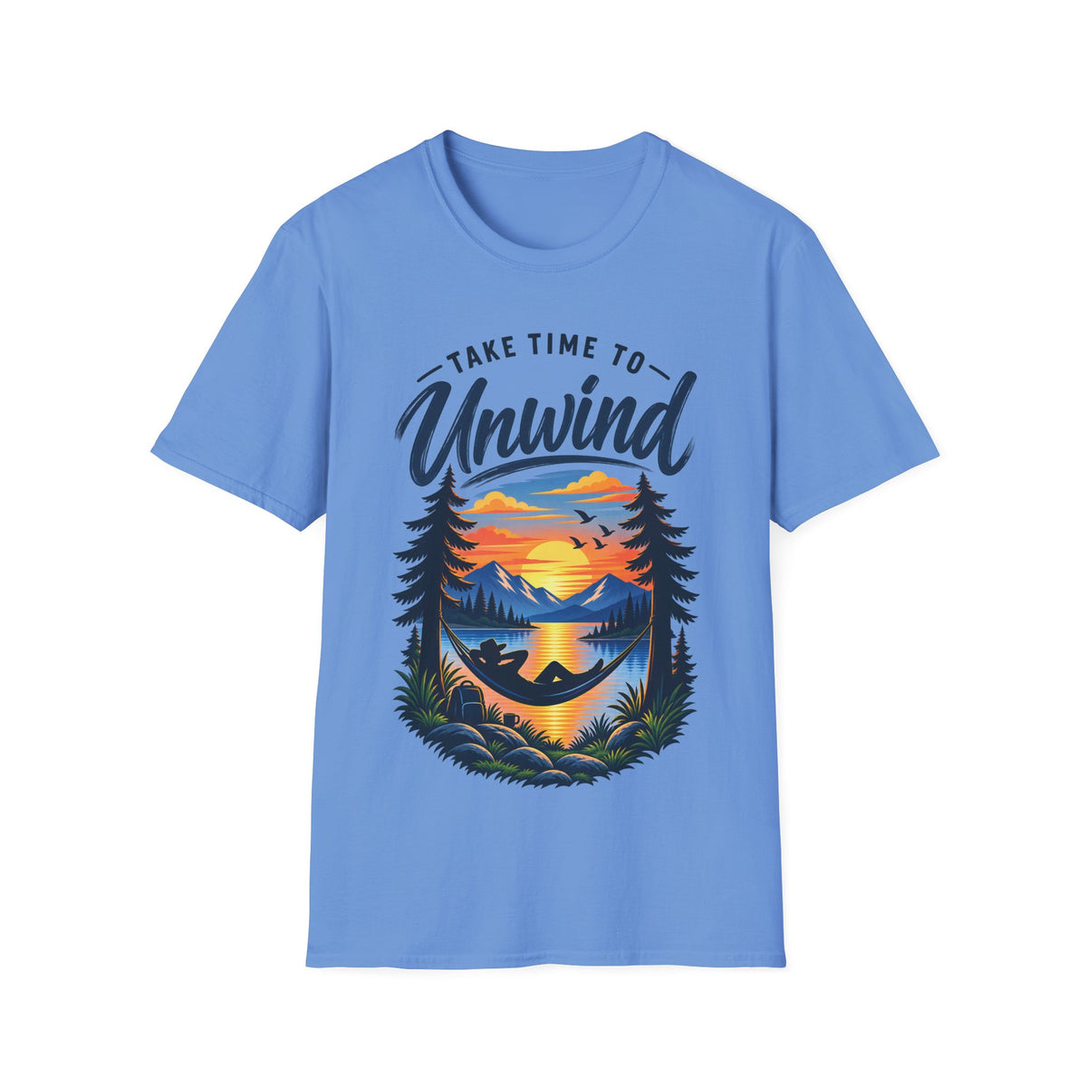 Unisex T-Shirt – Take Time to Unwind | Relaxed Lifestyle T-Shirt