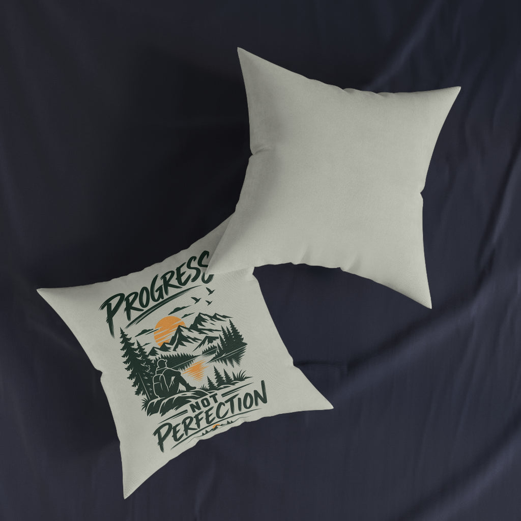 Square Cushion - Progress Not Perfection
