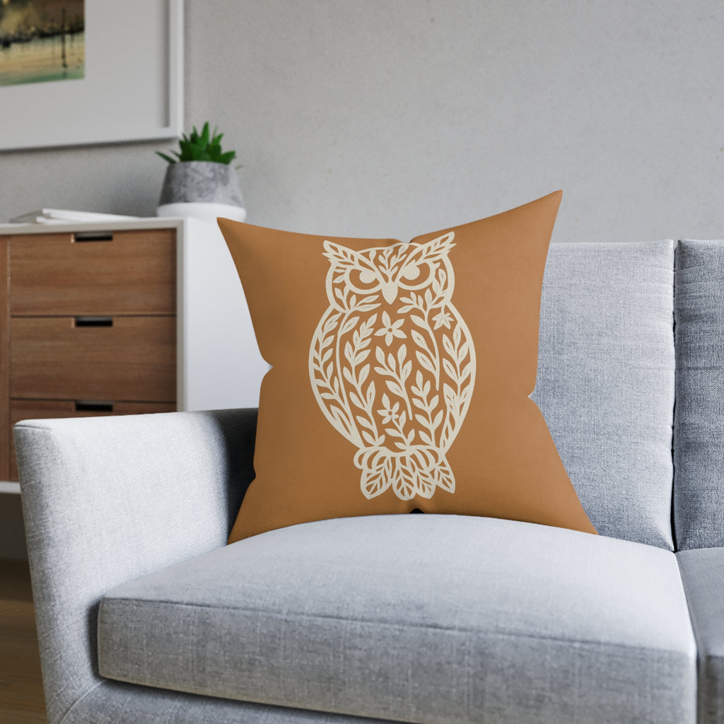 Square Cushion - Owl Design