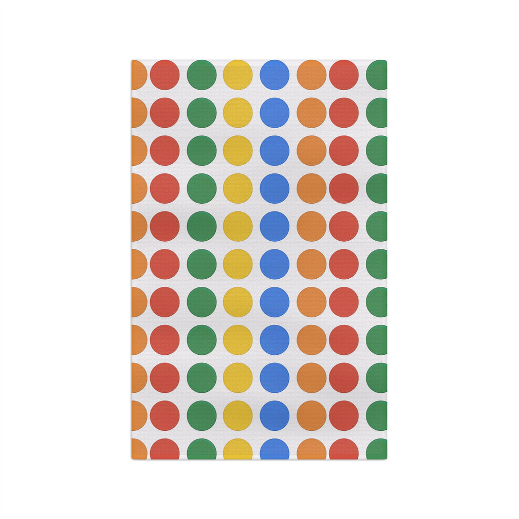 Tea Towel Microfiber - Vibrant Dots Pattern