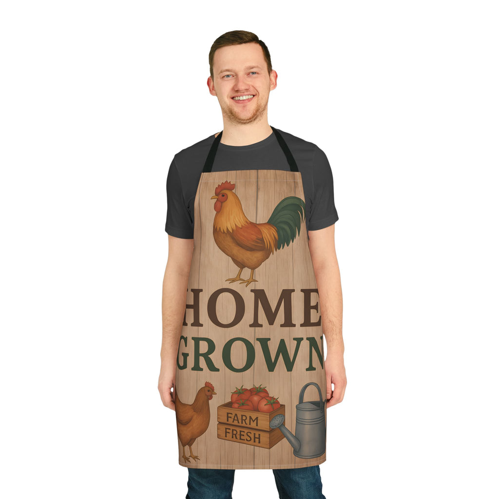 Kitchen Apron - Home Grown Farm Fresh Design