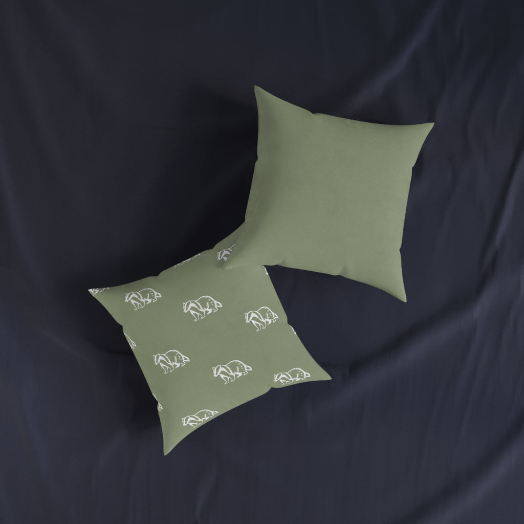 Square Cushion - Badger