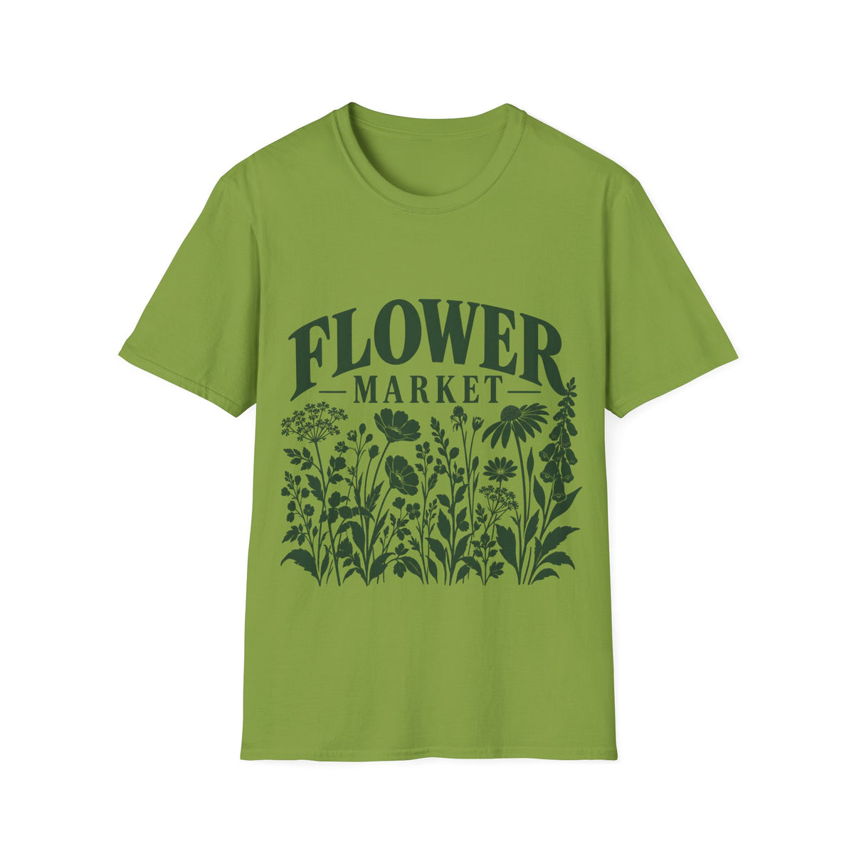 Unisex T-Shirt – Flower Market | Botanical Lifestyle T-Shirt