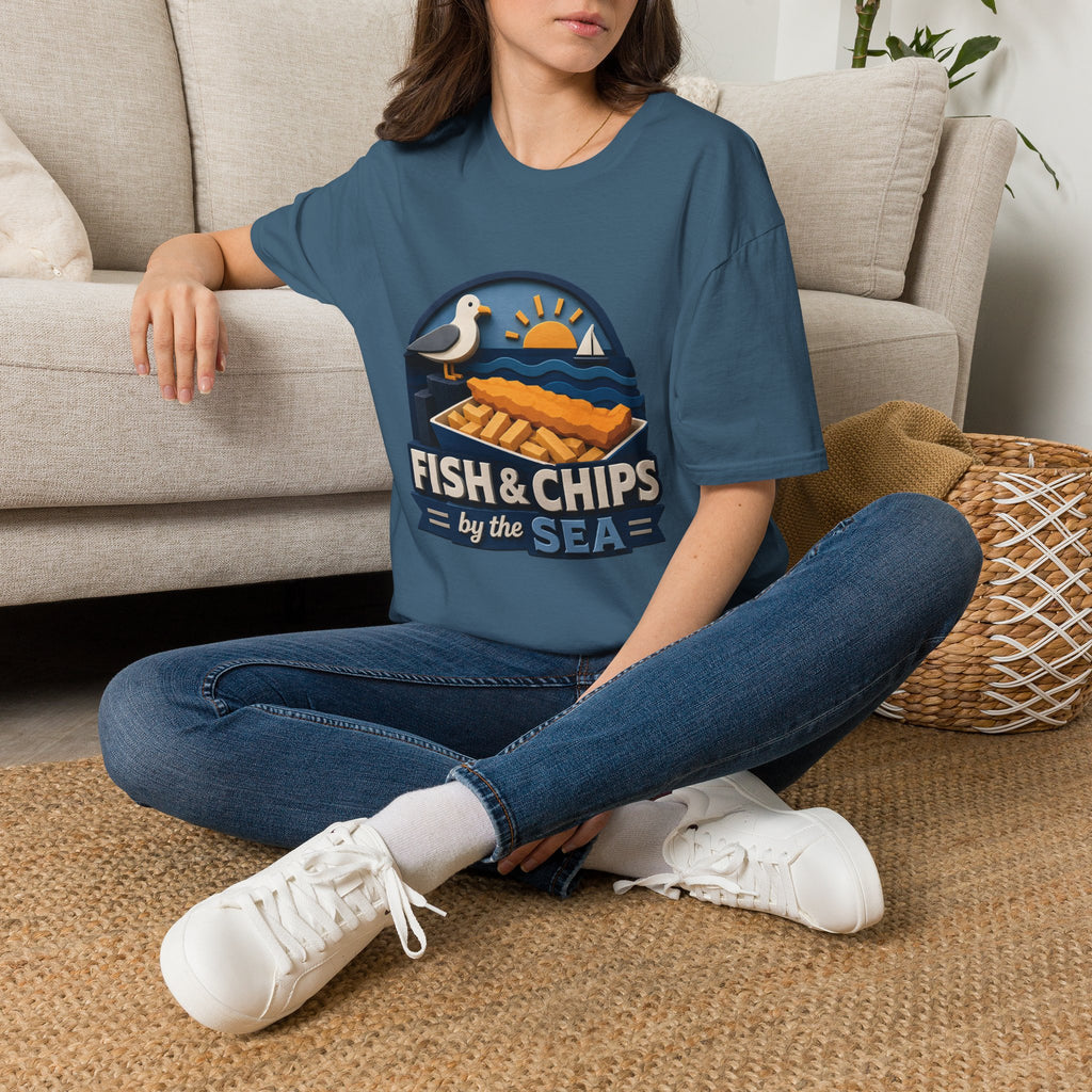 Unisex T-Shirt - Fish & Chips By The Sea