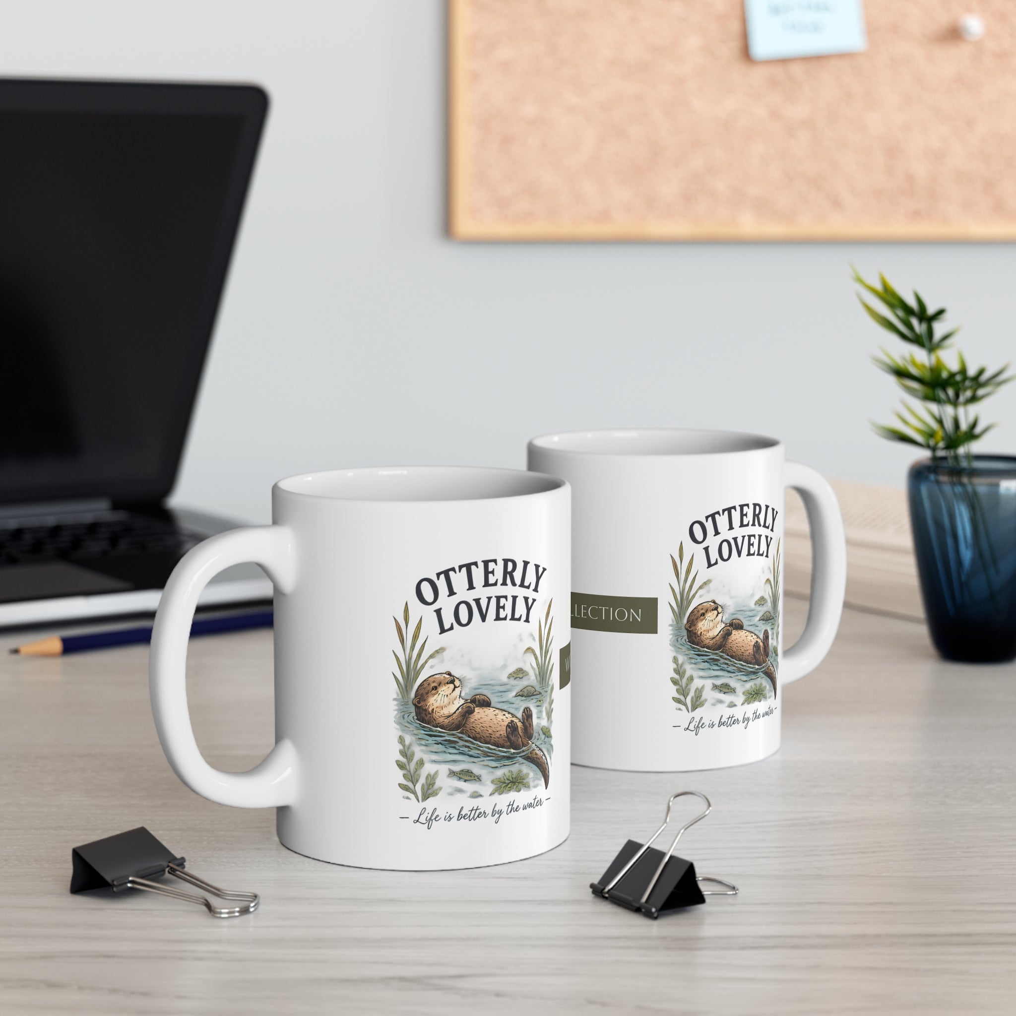 Ceramic Mug - Otterly Lovely - Woodland Collection