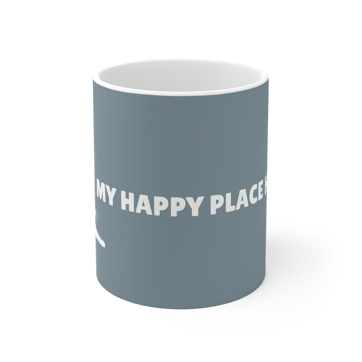 Ceramic Mug - My Happy Place has Paws