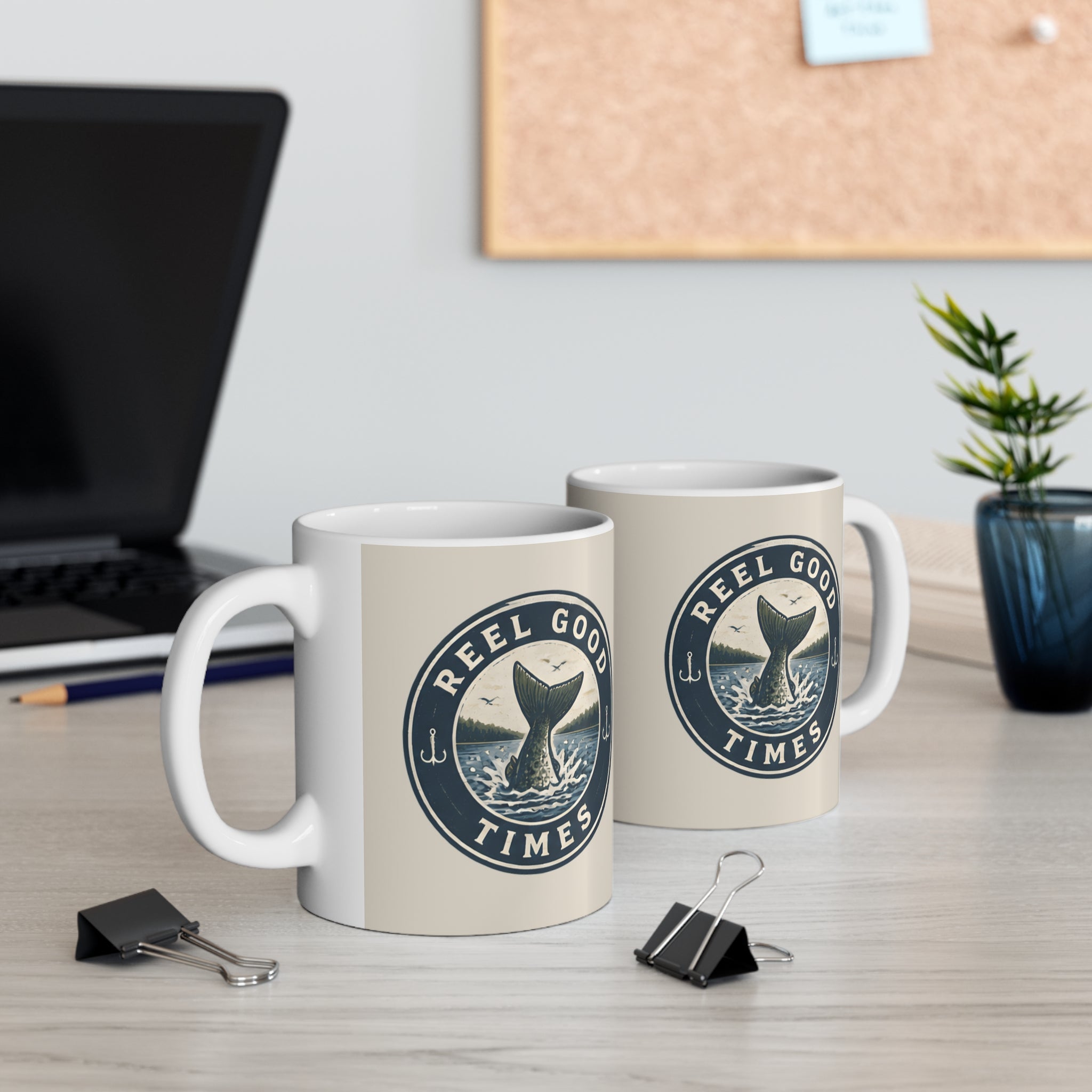 Ceramic Mug – Reel Good Times | Fishing Lover Mug