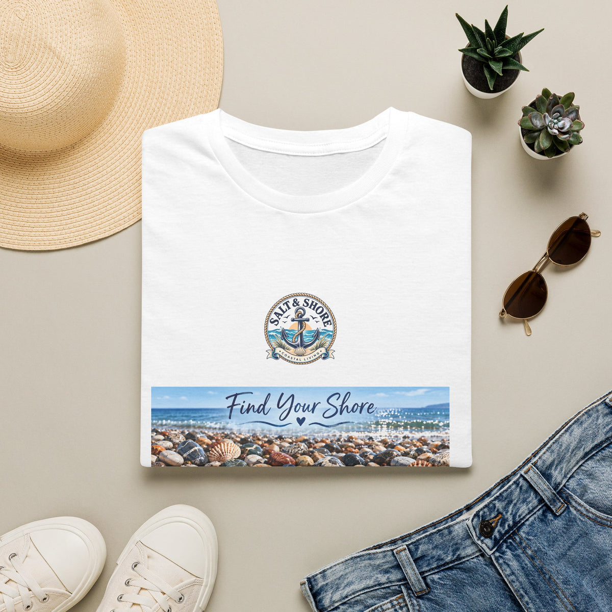 Women's T-Shirt - Find Your Shore - Salt & Shore