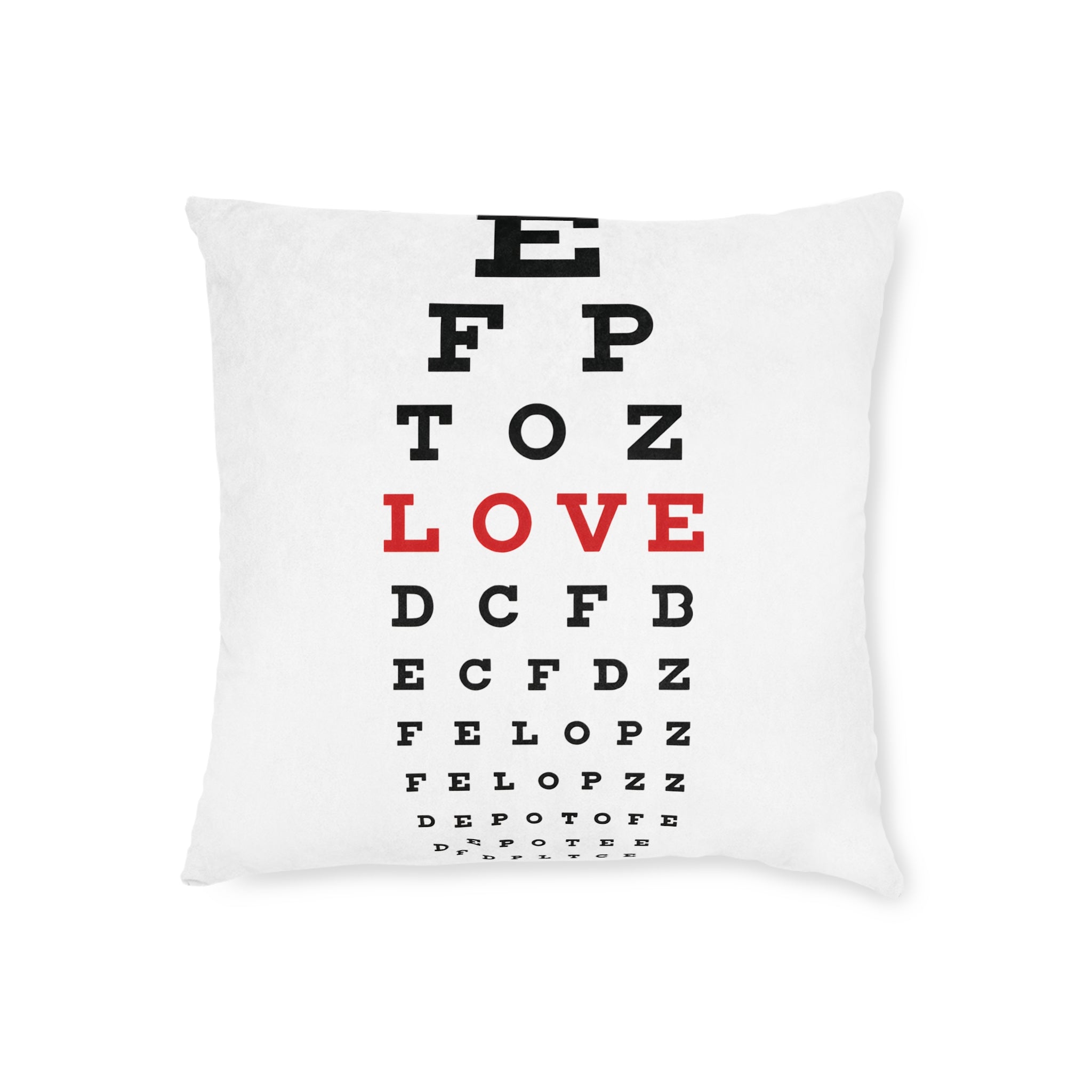 Square Cushion - Love at First Sight Design