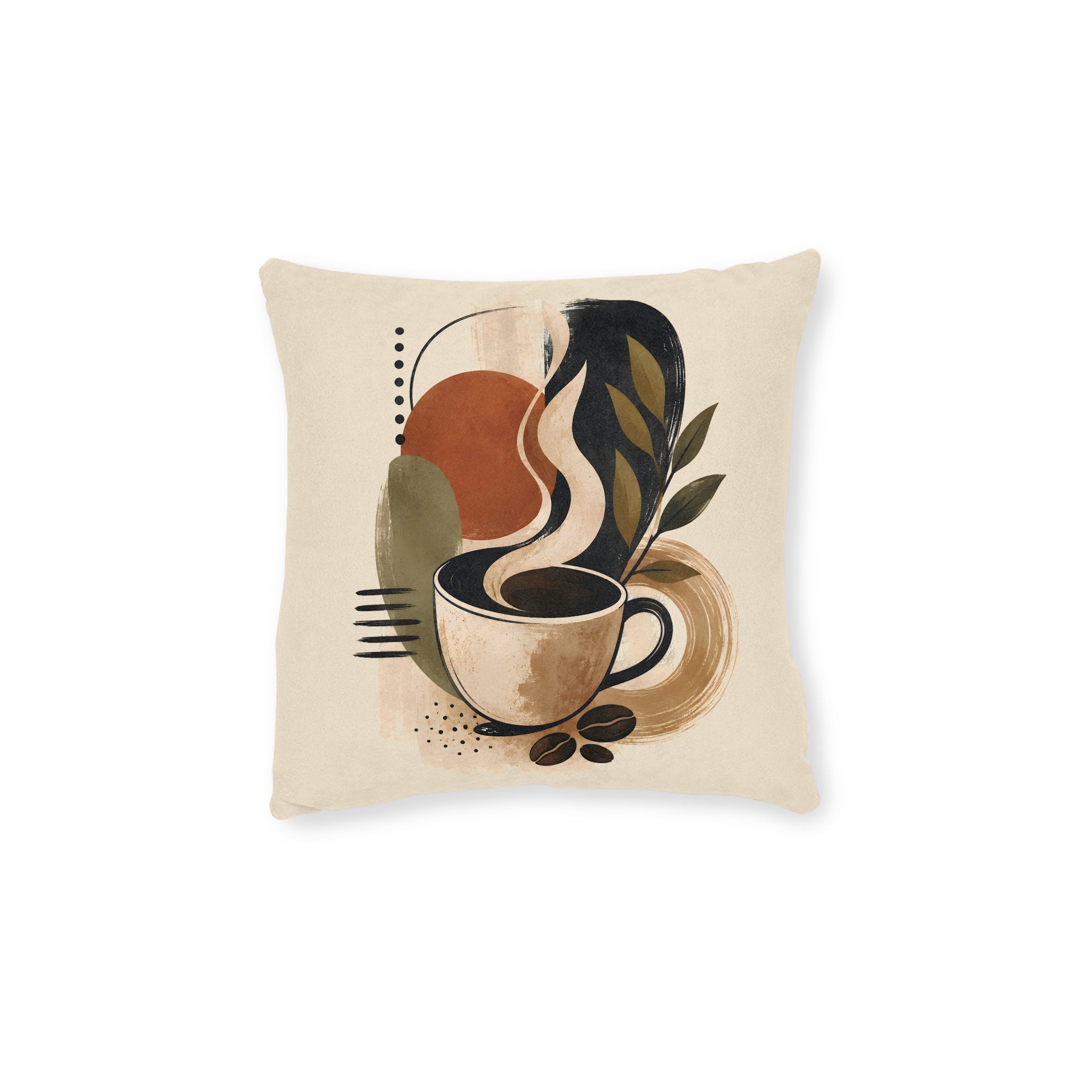 Square Cushion - Coffee