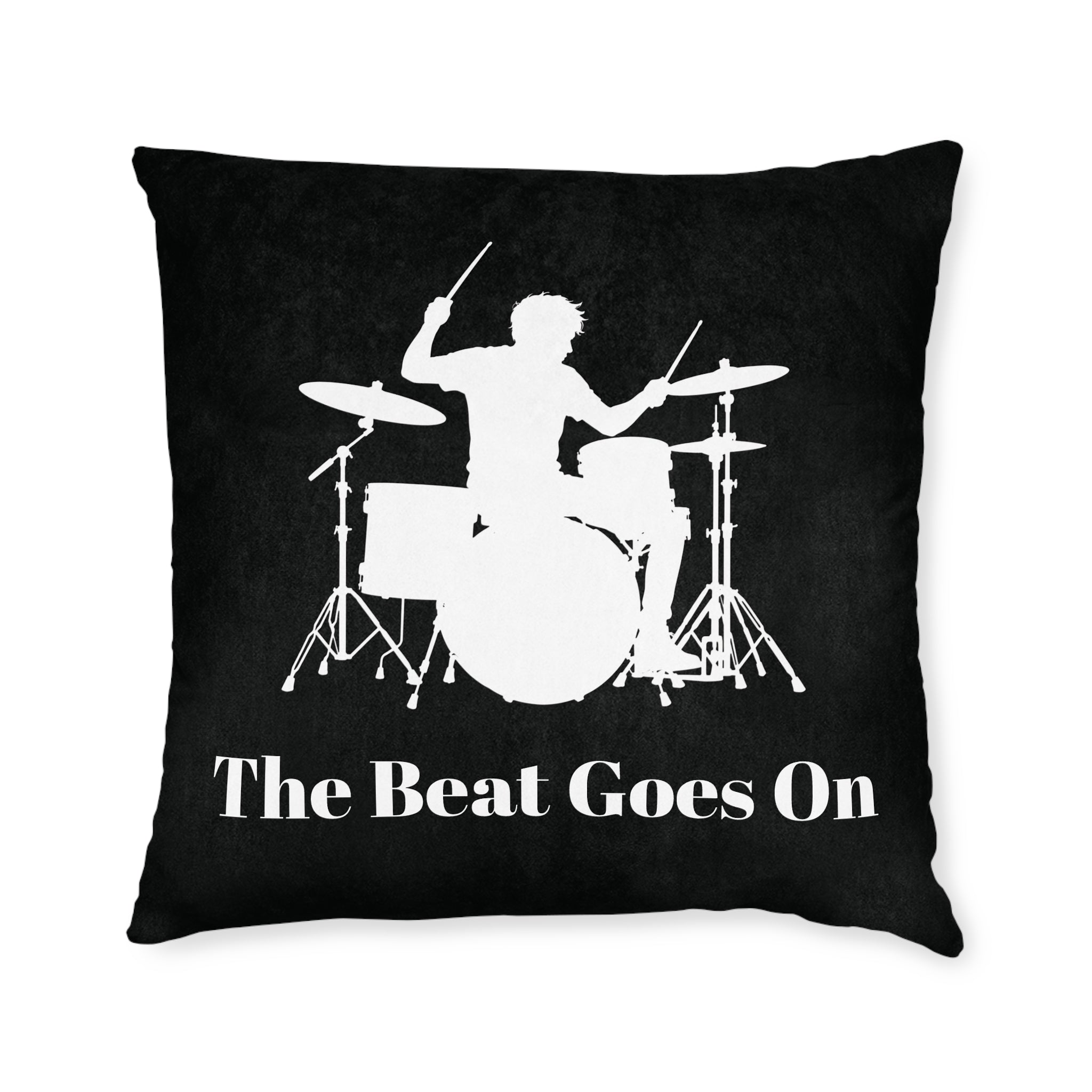 Square Cushion – The Beat Goes On | Music Lover Cushion