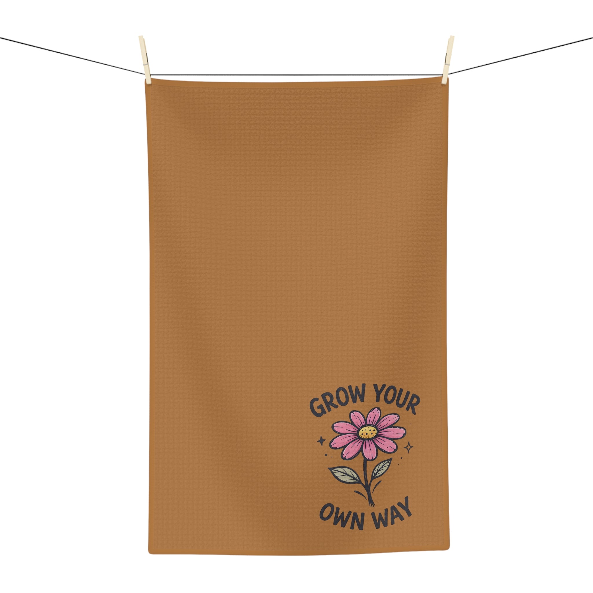 Microfiber Tea Towel - Grow Your Own Way - Inspirational Kitchen Towel