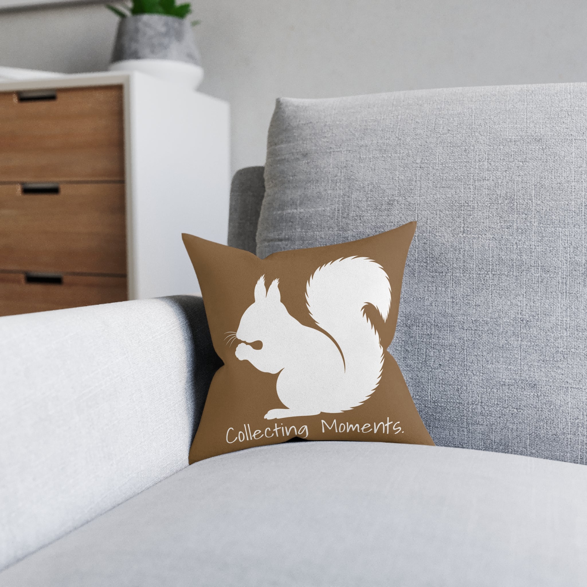 Square Cushion - Collecting Moments
