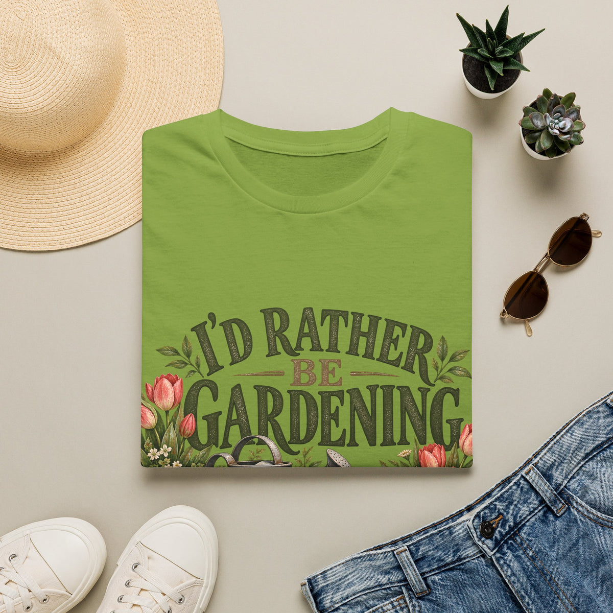 Unisex T-Shirt - I'd Rather Be Gardening