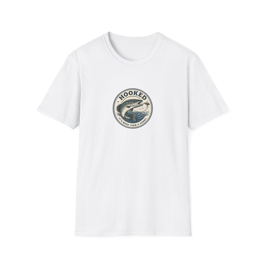 Unisex T-Shirt – Hooked | Fishing & Angling Tee