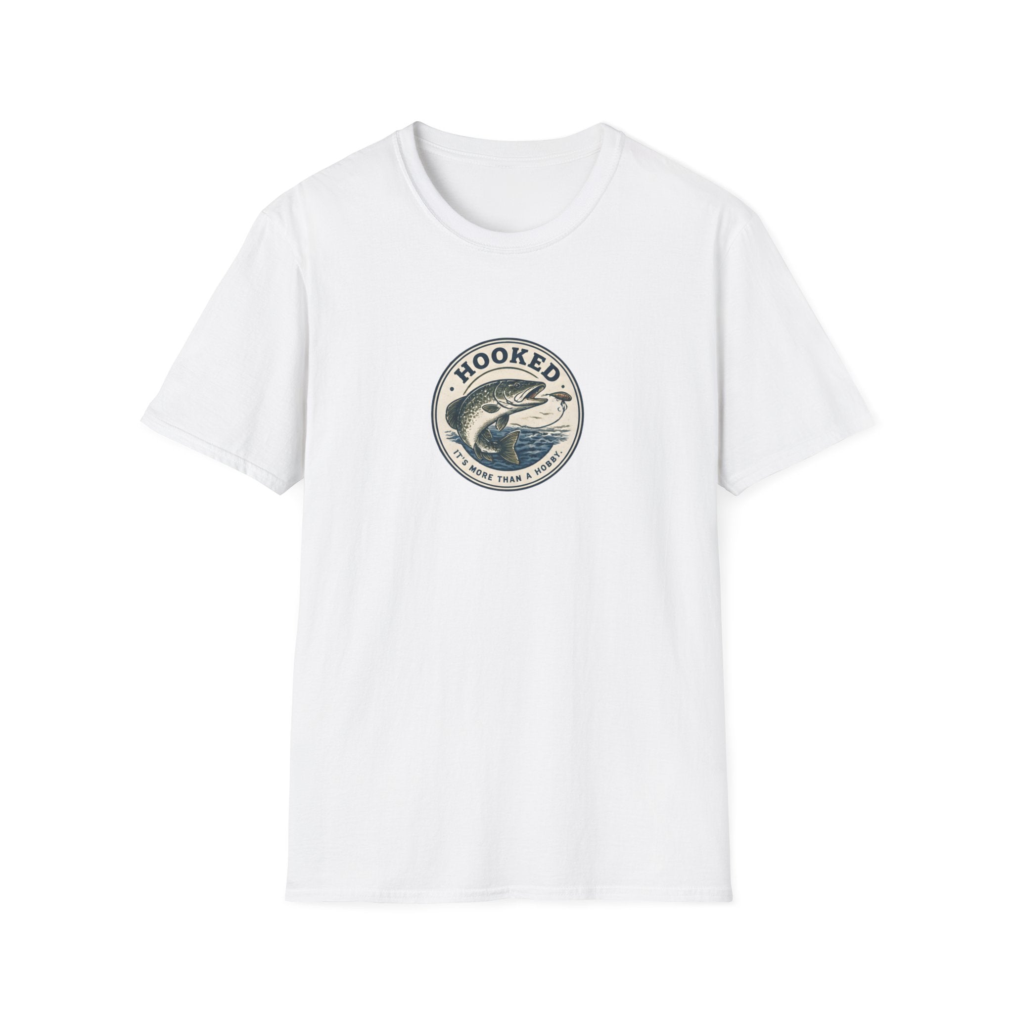 Unisex T-Shirt – Hooked | Fishing & Angling Tee