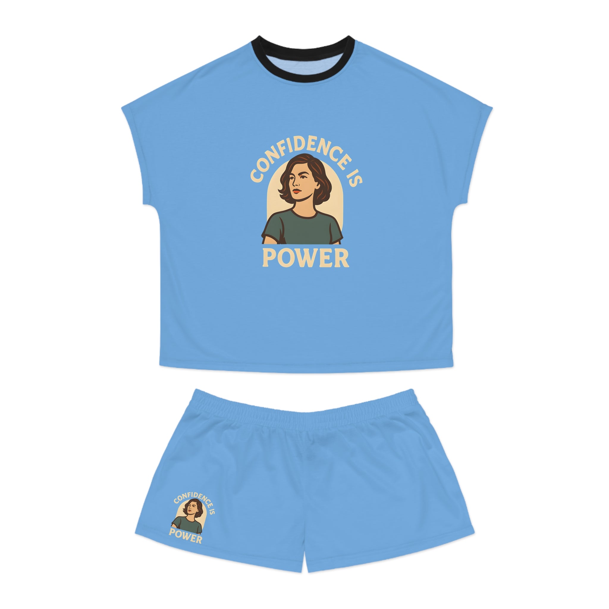 Women's Pyjama - Confidence is Power Print Set