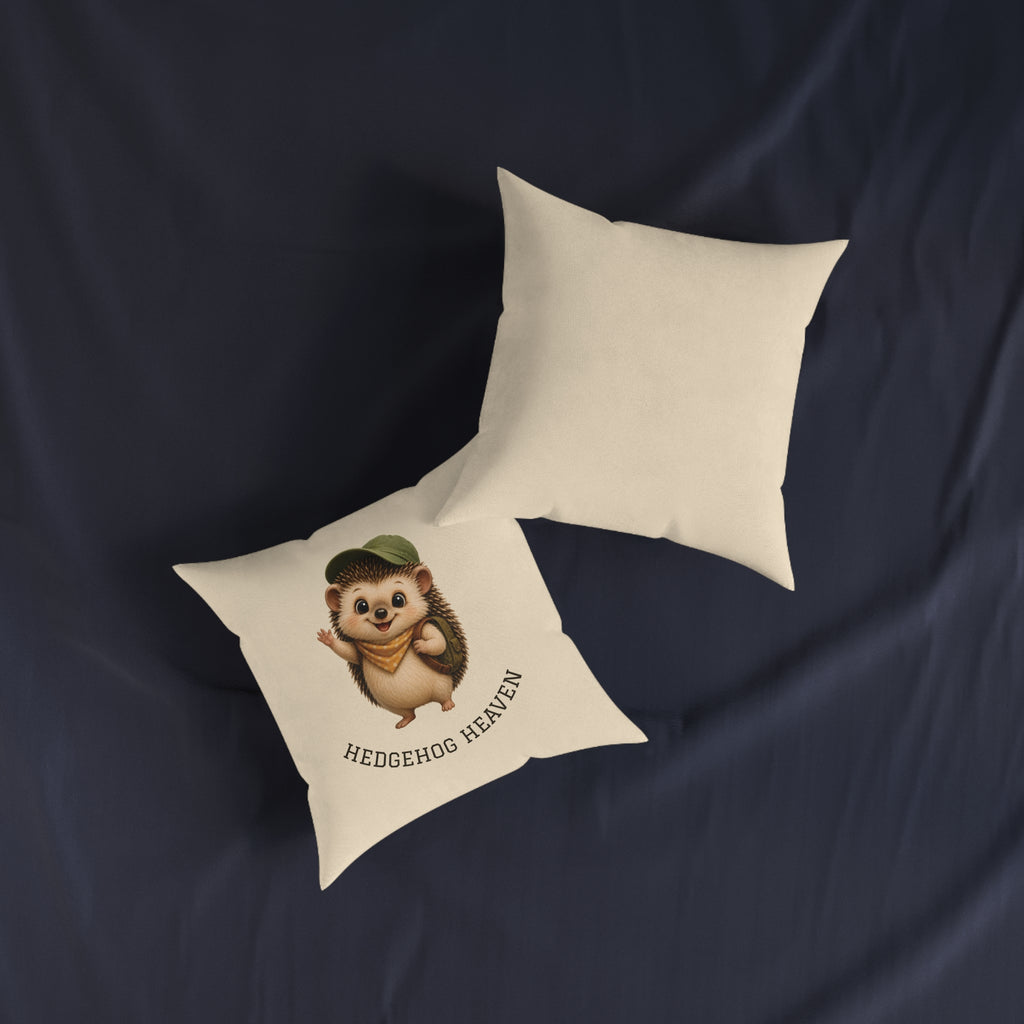 Square Cushion - Hedgehog Heaven | Hedgehog & Woodland Home Decor