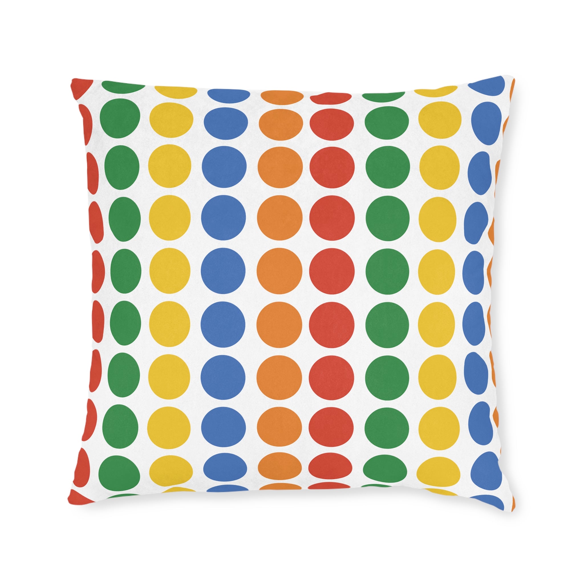 Square Cushion - Vibrant Circle Design