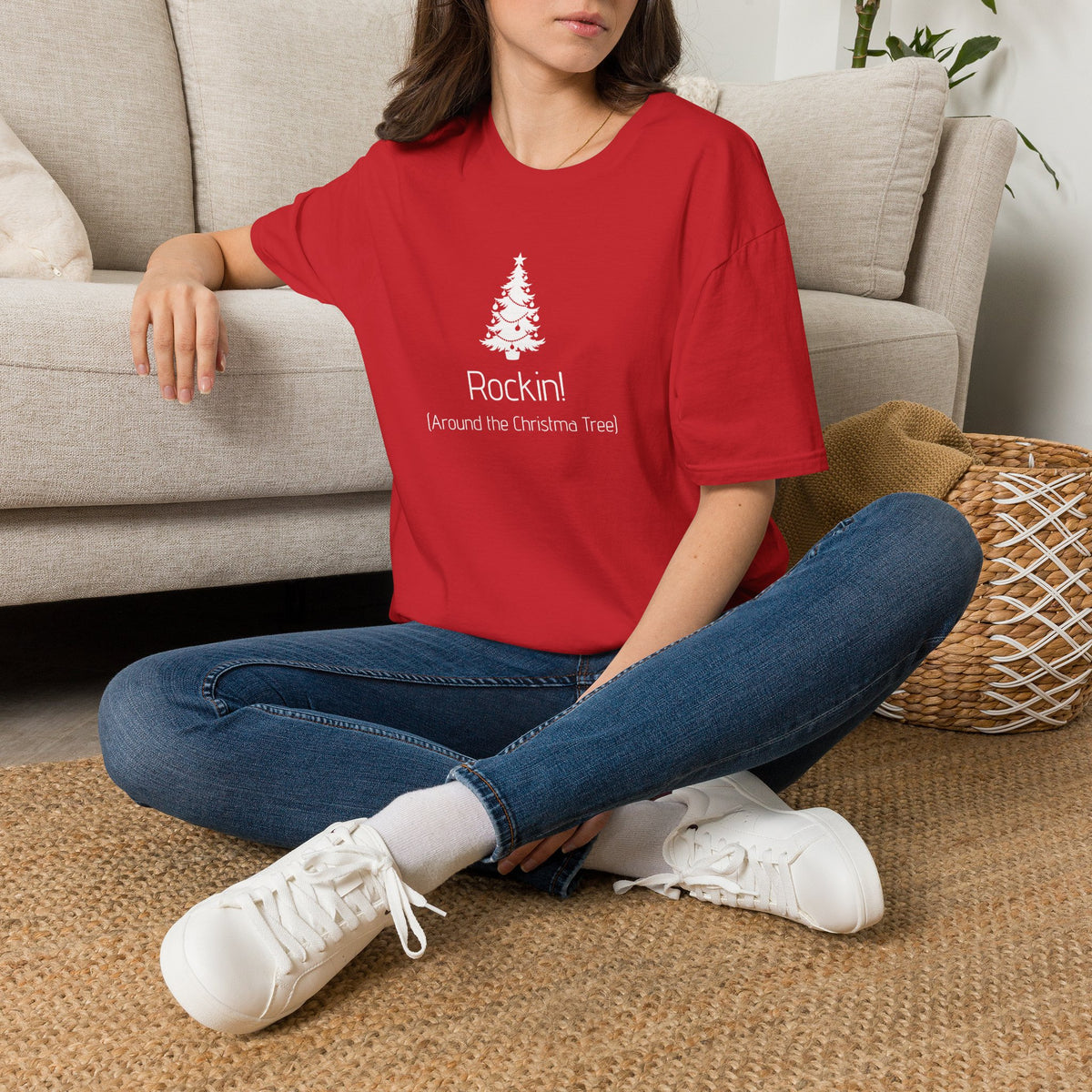 Unisex T-Shirt – Rockin! (Around the Christmas Tree) | Christmas