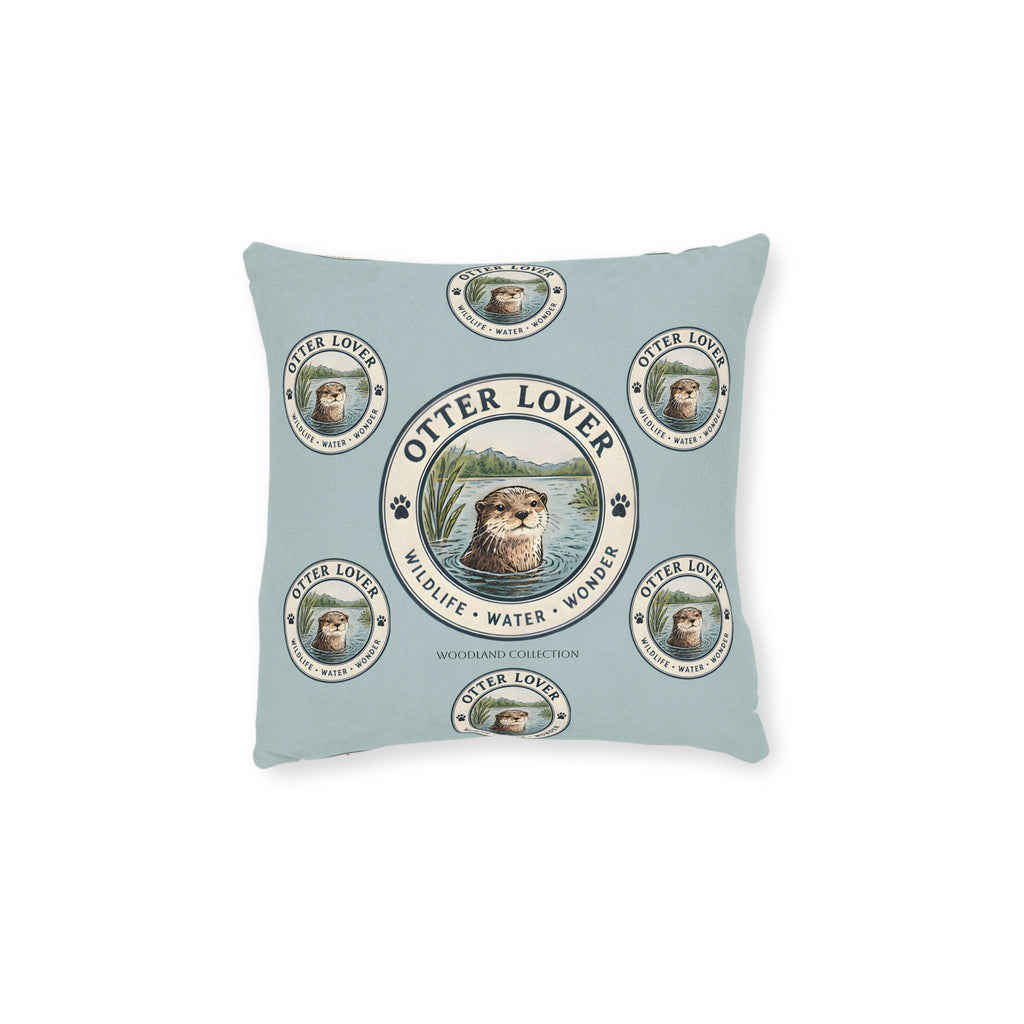 Square Cushion - Otter - Woodland Collection