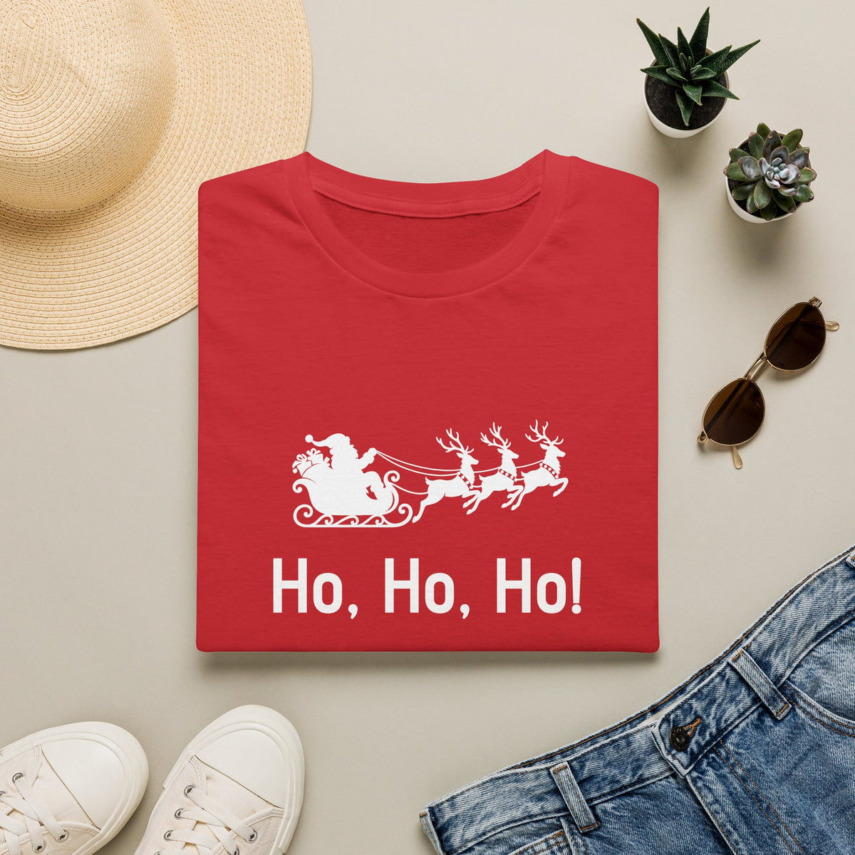 Unisex T-Shirt - Ho, Ho, Ho! - Christmas