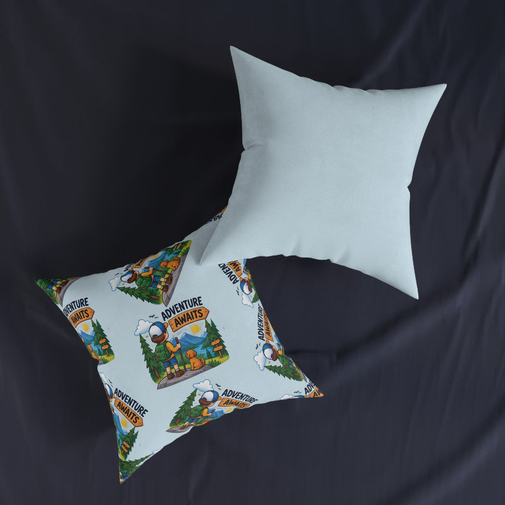 Square Cushion - Adventure Awaits