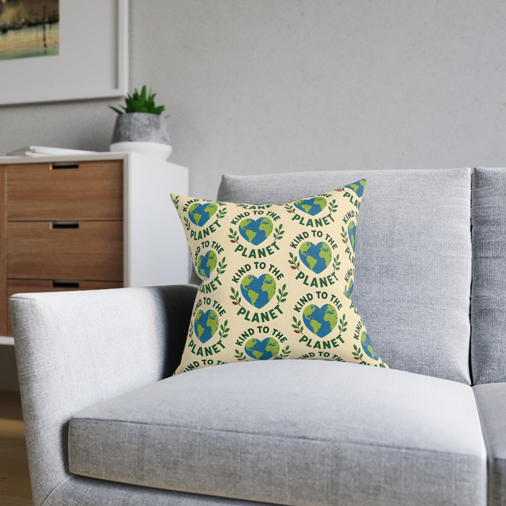 Square Cushion – Kind to the Planet | Eco & Nature Cushion