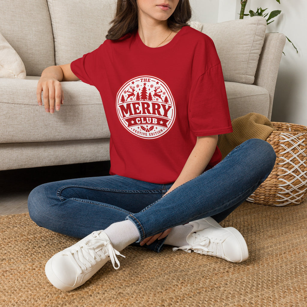 Unisex T-Shirt - The Merry Club - Christmas
