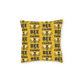 Square Cushion – Bee the Change | Bee Lover & Nature Cushion