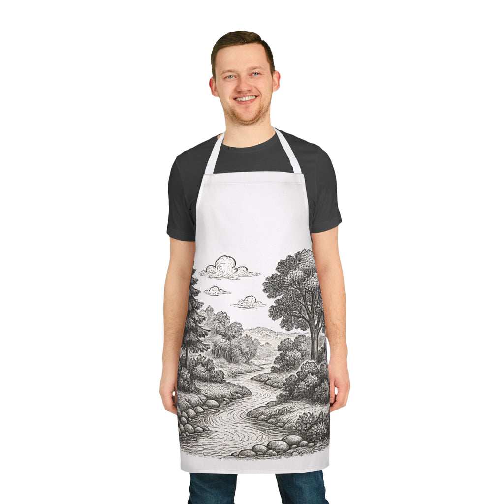 Kitchen Apron - River - Nature Design