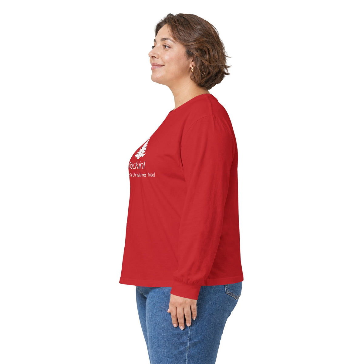 Unisex Long Sleeve T-Shirt - Rockin! (Around the Christmas Tree) | Christmas