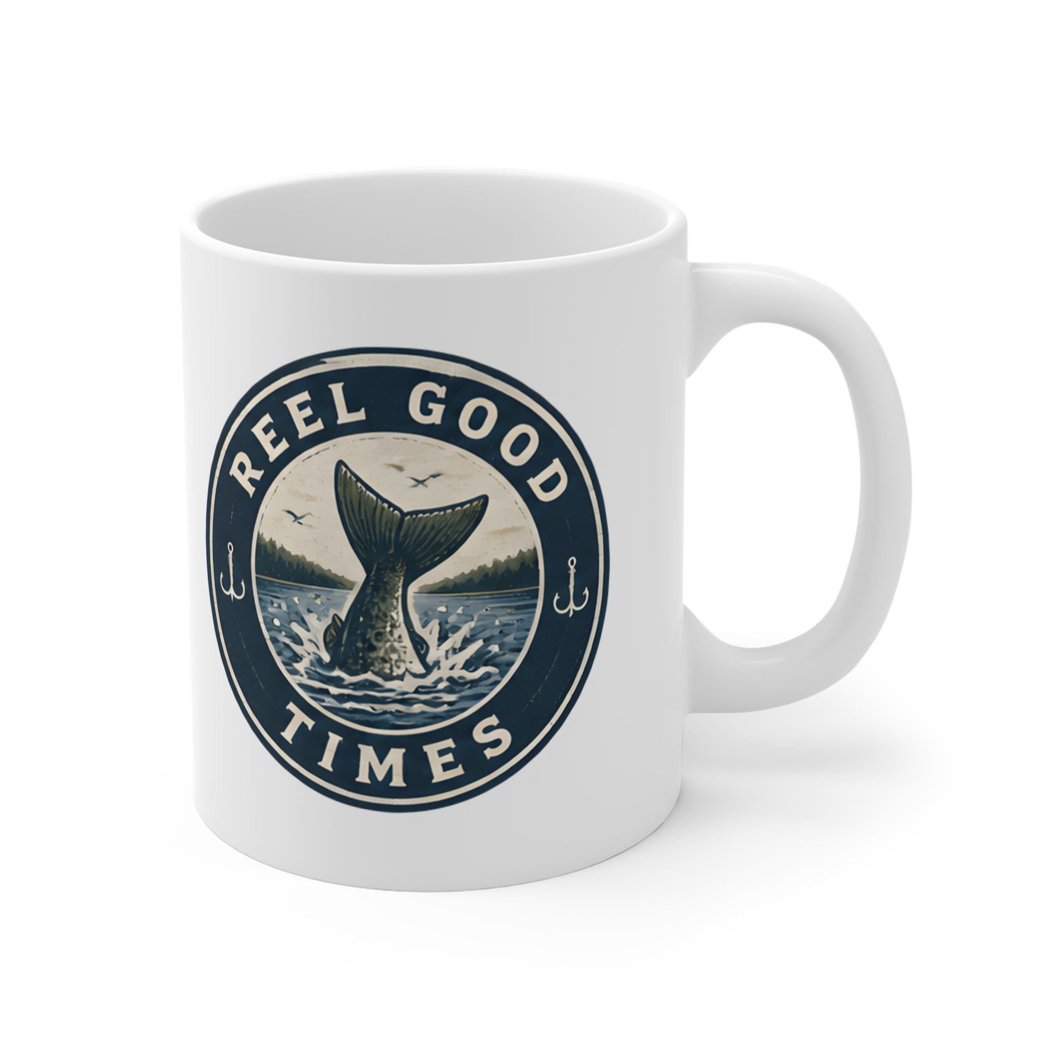 Ceramic Mug – Reel Good Times | Fishing & Angling Mug